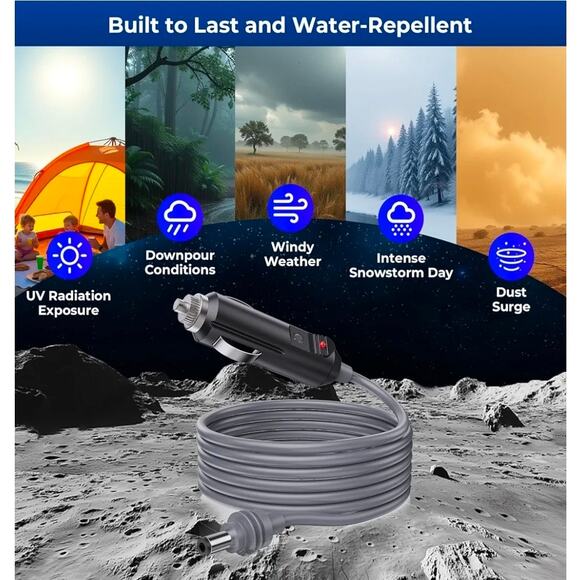 10FT Starlink Mini Car Charger DC Power Cable, 12V-24V  Waterproof - Picture 8 of 8